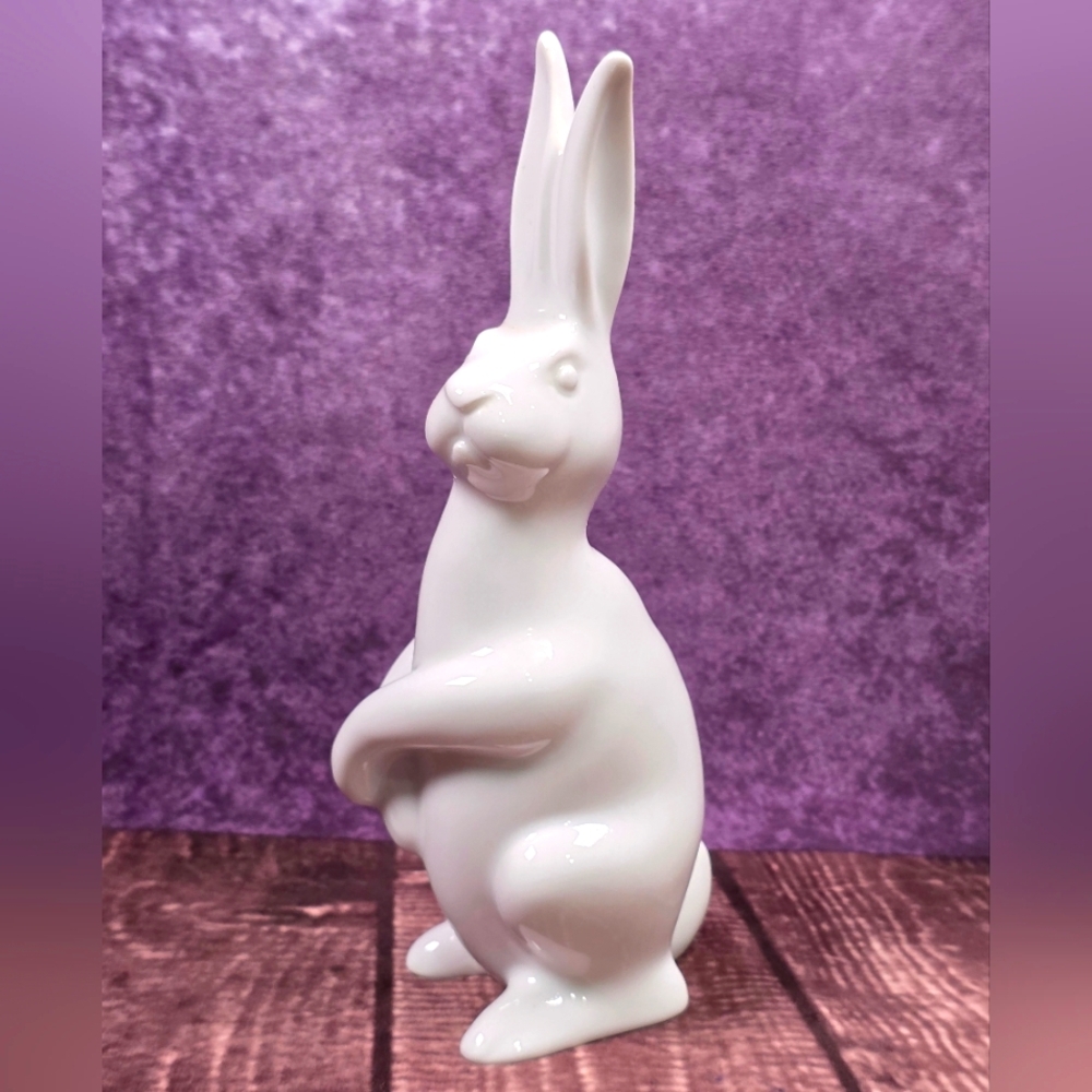 White Fürstenberg Standing Porcelain Rabbit #794 Of 3333